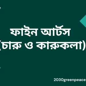 ফাইন আর্টস (চারু ও কারুকলা)